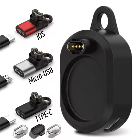 For Garmin Fenix 6 7 Venu Forerunner 955 Watch Charger Converter For Apple ios Micro USB Type C Char