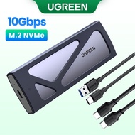 UGREEN 10Gbps M.2 NVME SSD Enclosure Dual Protocol USB 3.2 Gen2 Portable PCI-E Hard Drive Enclosure 