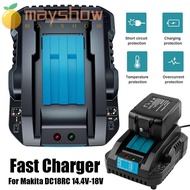 MAYSHOW Battery Charger Portable Charging Dock Tool Accessories Cable Adaptor for Makita 14.4V-18V BL1830 BL1840 BL1850