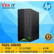 HP Pavilion Gaming TG01-2003D Desktop PC (i7-11700F, 8GB, 1TB SSD, RTX 3060Ti 8GB, W10, 3YW )