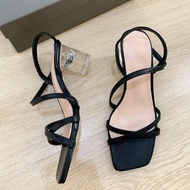 Women's SHOES CNK CKS112 ASYMMETRIC STRAP LUCE HEEL SANDALS PREMIUM IMPORTED