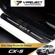 Mazda CX-5 CX5 KE 2013 - 2017 Door Sill Protector Plate Stickers CX-5 CX5 KE 2013 - 2017 V Project C