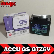 GS ASTRA GTZ6V MOTORCYCLE BATTERY FOR VARIO 125, 150, SATRIA FU, NMAX, PCX Original