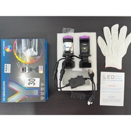 READY STOCK Y30 H4 Bi Mini LED Projector Headlight Bulbs HS1 1:1 Plug & Play 12-36V Canbus 2PCS Pure