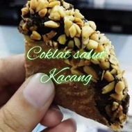 kueh kapit coklat kacang