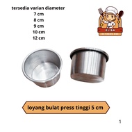 Mini Round Pan Bento Cake Pan Bal Bal Pan Without Joints UK 7x5 8x5 9x5 10x5 12x5 cm