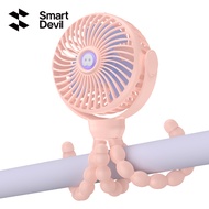 SmartDevil Stroller Fan 3 Speed Portable Clip on Stroller Fan for Baby Battery Operated Personal Des
