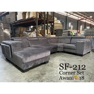 Sofa Set 5 Seater U Corner L shape Sofa , Z spring system