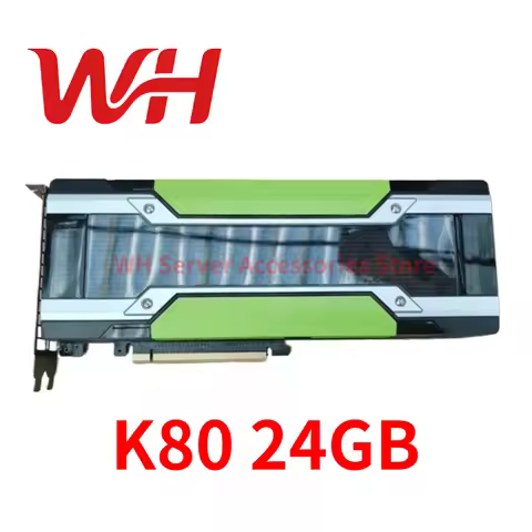 for NVIDIA Tesla K80 24GB GPU Accelerator Card GDDR5 PCIe 3.0 x16 Computing Graphics Card for Deep L