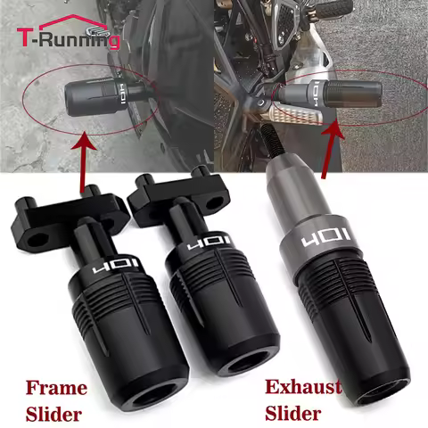 For Husqvarna Svartpilen 401 VITPILEN 401 2018-2023 Motorcycle CNC Exhaust Frame Sliders Crash Pad P