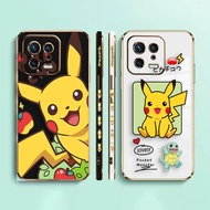 Cartoon Pocket Monster Pikachu Pokemon Side Printed E-TPU Phone Case For XIAOMI POCO F4 F3 M5 M4 X5 X4 X3 C40 F5 F1 REDMI K50 K40 NOTE 12 11 10 S GT PRO PLUS NFC Gaming Turbo 5G