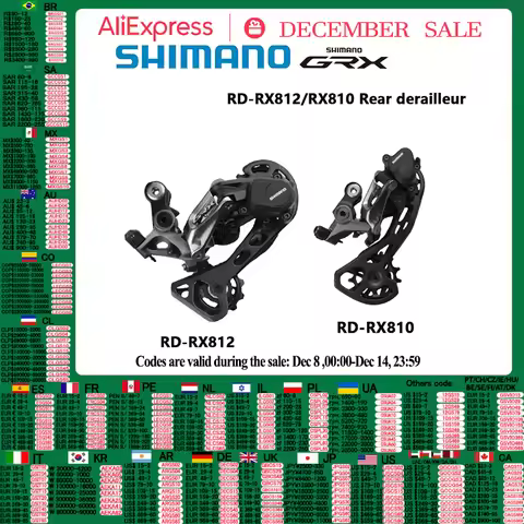SHIMANO GRX RX812 RX810 Rear Derailleur Gear RD RX812 RX810 2x11Speed Original Accessories Derailleu