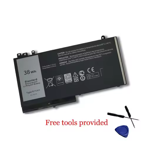 Replacement RYXXH Laptop Battery Compatible For Dell Latitude E5250 E5450 E5550 0RYXXH YD8XC R5MD0