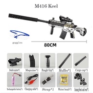M416 blaster electric gel ball blaster Orbeez children's toy gel gun water drop gun, with 10000 outd