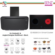 Senz SZ-CH3288AC STELLA L Shape Design Heat Pro intelClean Cooker Hood 1700 m3/h SZCH3288AC + SZRI32
