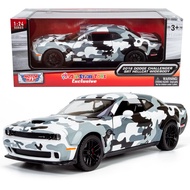Exclusive 2018 Dodge Challenger SRT Hellcat Widebody Camouflage 1/24 Diecast Model Motormax 79350 Ca