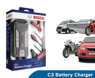 Charger Bateri Bosch C3 Fully Automatic 4 Mode 6 / 12v Battery Charger for Light - Medium Vehicles