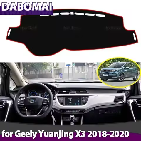 Car Dashboard Cover Avoid Light Pad Instrument Panel Mat Case Carpets for Geely Yuanjing X3 V3 GX3 M