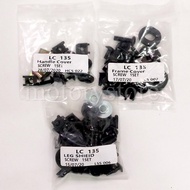 YAMAHA LC135 V1 BODY COVER SCREW (COMPLETE) SKRU BODY SET LC 135 LC135 V1