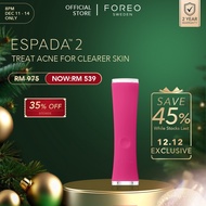 FOREO ESPADA 2 LED Light Therapy - Blemish Treatment Skincare Device | Scar Treatment for Face | Pim