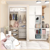 Customized metal cloakroom 1.2 meters walk-in wardrobe storage rack open bedroom wall hanging rack