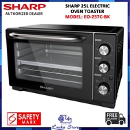 SHARP EO-257C-BK 25L ELECTRIC OVEN TOASTER, TOP AND BOTTON HEATER, 1500W, 1 YEAR WARRANTY