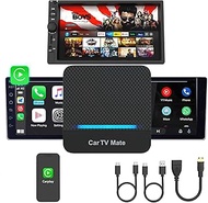 2025 New Car TV Mate Pro with Wireless CarPlay Adapter, HDMI Multimedia Adapter for Fire TV Stick Co