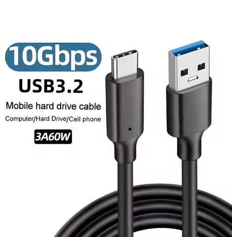 FC&EC USB3.2 10Gbps Cable USB Type A to USB C 3.1/3.2 Gen2 Cable Data Transfer USB C SSD Hard Disk C