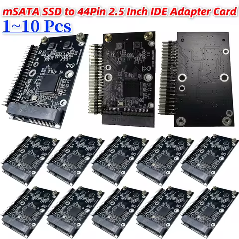 MSATA SSD To 44Pin 2.5 Inch IDE Adapter Card MSATA SSD To 2.5inch IDE SSD MSATA SSD To 44 Pin IDE Co