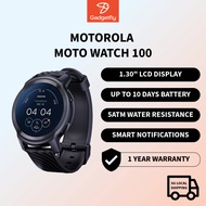 Motorola Moto Watch 100 Smart Watch Fitness Tracker with 26 Sport Modes 5ATM Waterproof SpO2