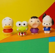 未開封 Unbox X Sanrio 第二彈 mini figure 大口仔 AP鴨  PC狗 青蛙 pochacco pc狗  全新一套價格 現貨