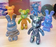 JUST BE Fluid Art｜Fluid Bear｜Fluid Rabbit｜Fluid Clock｜Gold Tray Fluid Art 【Free Mini Fluid Bear Work