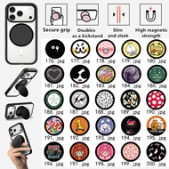 BU2MA alice + olivia Lucky Cat Snappy™ Grip Stand Customizer compatible universal Magnetic Grip case