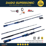 Joran Casting Daido Supersonic pro Series Japan Style 180 cm - Joran Bait Cast Tanduk Orignal JS Ful