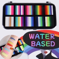 Grid Multicolor Water Face Paint Face Paint Paint Tool Set Face Paint Body Water-Soluble Face Paint2