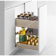 Anode Eurogold Aluminum Bottle Spice Shelf, Gold Color