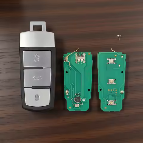 3 Buttons Semi-Intelligent RC Car Keys 3C0959752BA Small ID48 Chips RC for Volkswagen Passat B6 3C B