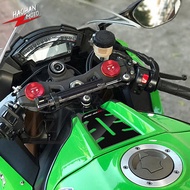 For Kawasaki ZX-10R ZX10R ZX 10R 2011-2017 3D Carbon-look Front Gas Fuel Tank Cover Protector Tank P