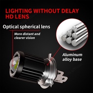 <INT>KEIN H4 Led Motorcycle Headlight Bulbs H6 BA20D LED Angel Eyes Projector H4 Led H6 BA20D HS1 LE