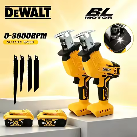 Dewalt 2800RPM Brushless Electric Reciprocating Saw, Multifunctional Metal Wood Pipe Cutting Saw Pow