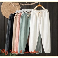 Code Q2G5 JUMBO CELANA WOMEN LINEN PANTS KEKANIAN CELANA BAGGY PANTS JUMBO CELANA LINEN CELANA