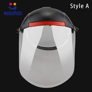 ASM Face Shield Full Face Grinding Shield Flip Front Shade UV Face Shield Anti-Fog Window with Ratch