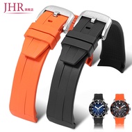 Suitable for Tissot 1853 Starfish Silicone Watch Strap Male T120 Black Sports Arc Rubber Band 22mm