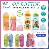 Pureen Wide Neck Bottles Bottle (8oz x 2 - 12oz x 2 - 14oz x 2) Botol Susu Wide Neck Puting Botol Su