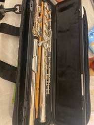 Yamaha 長笛 c flute silver with case