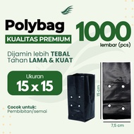 15x15 Thick Seedling Polybag, 1000 pcs - Small Polybag for seedling 15 x 15 cm, contains 1000 sheets