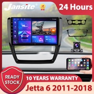 Jansite 2 Din Android Car Radio Multimedia Video Player Volkswagen Jetta 6 2011-2018 GPS Car Stereo RDS