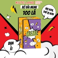 Bộ bài Meme 50-200 lá Drinking Game chơi vui quên lối về boardgame meme hài hước chơi nhóm cùng bạn 