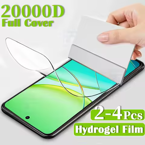 2-4Pcs HD Clear Hydrogel Film For Vivo V30 Lite V40 SE X100S V29e V27e V25e V23e V21e V20 V21 V25 Sc