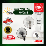KDK Wall Fan M40MS / 3 Speed with remote control / Plastic Blade/ 1yr warranty from KDK SG/40CM WALL FAN